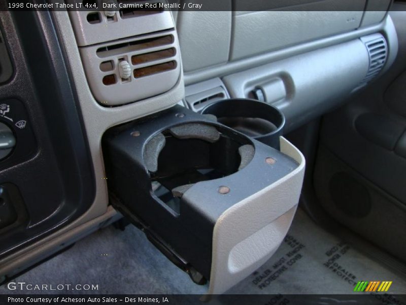 Dark Carmine Red Metallic / Gray 1998 Chevrolet Tahoe LT 4x4