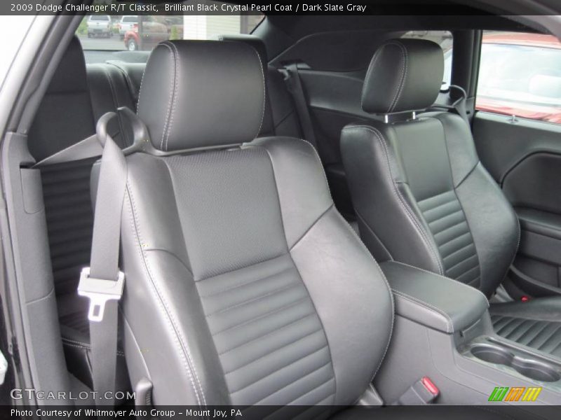 Brilliant Black Crystal Pearl Coat / Dark Slate Gray 2009 Dodge Challenger R/T Classic