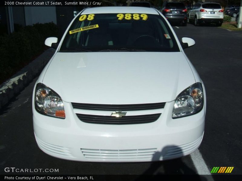 Summit White / Gray 2008 Chevrolet Cobalt LT Sedan
