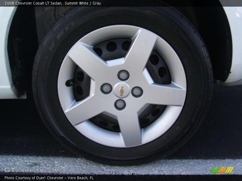 Summit White / Gray 2008 Chevrolet Cobalt LT Sedan