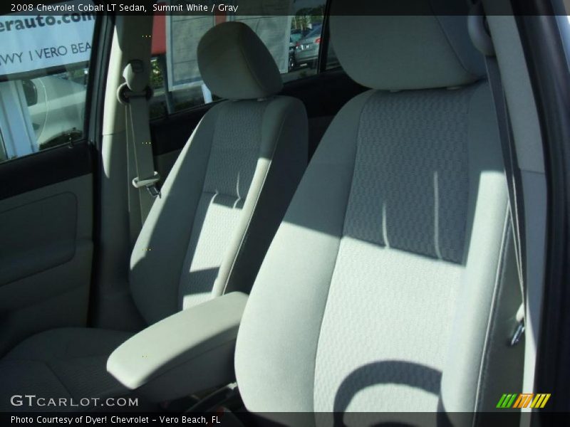 Summit White / Gray 2008 Chevrolet Cobalt LT Sedan