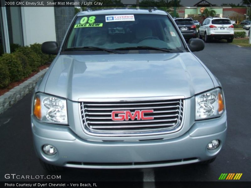 Silver Mist Metallic / Light Gray 2008 GMC Envoy SLE