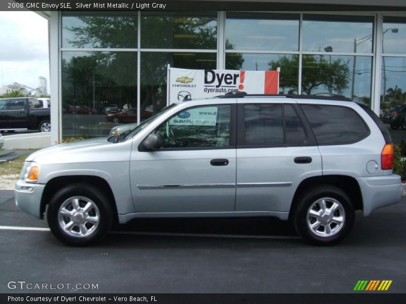 Silver Mist Metallic / Light Gray 2008 GMC Envoy SLE