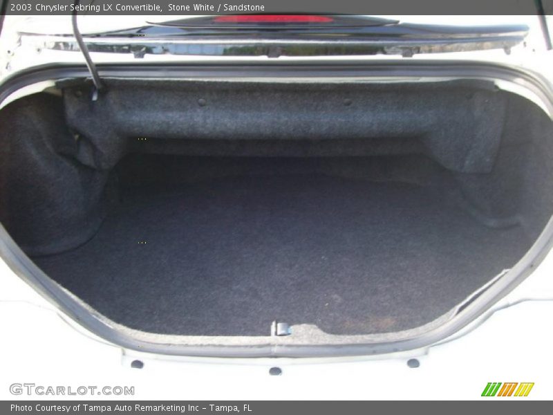 Stone White / Sandstone 2003 Chrysler Sebring LX Convertible