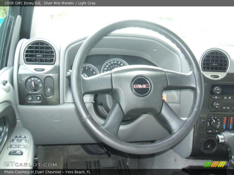 Silver Mist Metallic / Light Gray 2008 GMC Envoy SLE