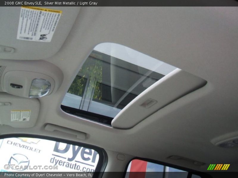 Silver Mist Metallic / Light Gray 2008 GMC Envoy SLE