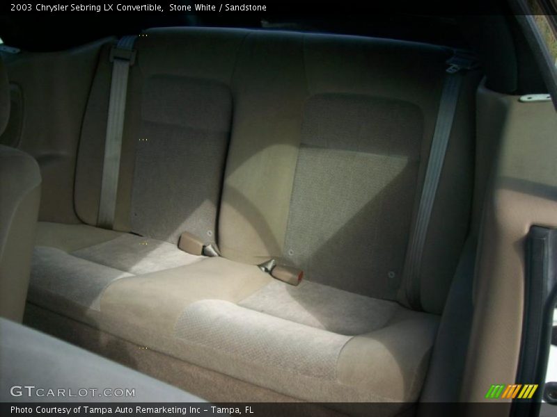 Stone White / Sandstone 2003 Chrysler Sebring LX Convertible