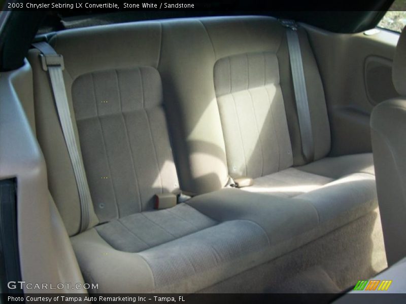 Stone White / Sandstone 2003 Chrysler Sebring LX Convertible