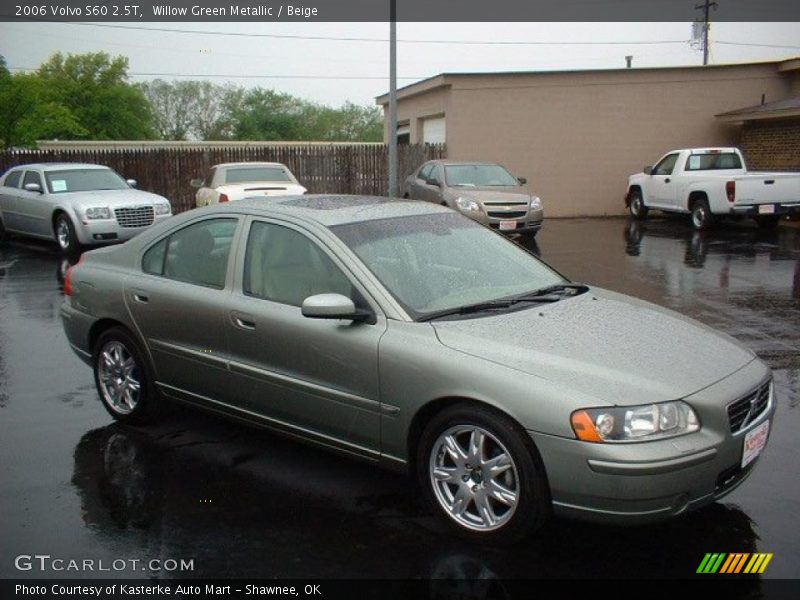 Willow Green Metallic / Beige 2006 Volvo S60 2.5T
