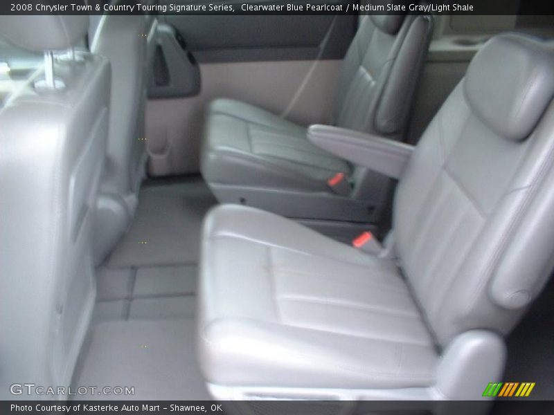 Clearwater Blue Pearlcoat / Medium Slate Gray/Light Shale 2008 Chrysler Town & Country Touring Signature Series