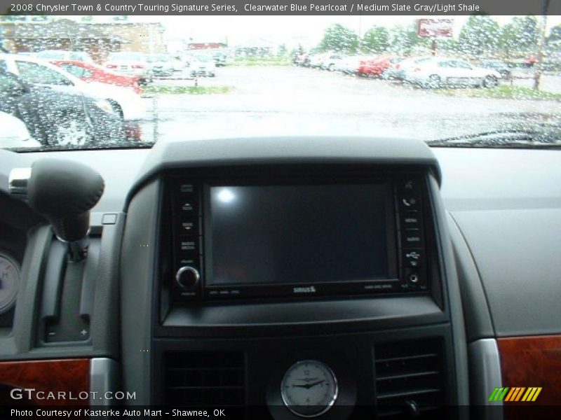 Clearwater Blue Pearlcoat / Medium Slate Gray/Light Shale 2008 Chrysler Town & Country Touring Signature Series