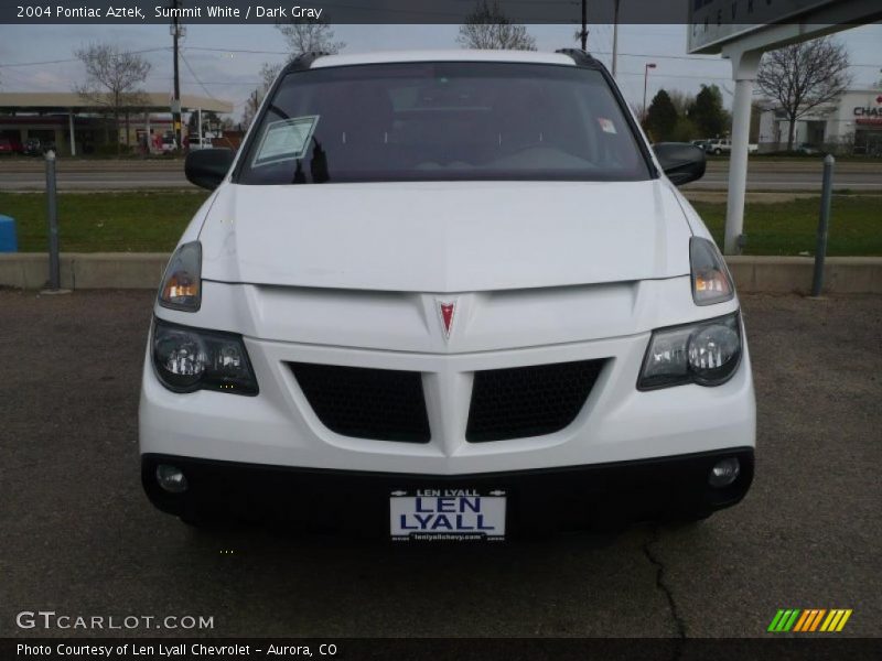 Summit White / Dark Gray 2004 Pontiac Aztek