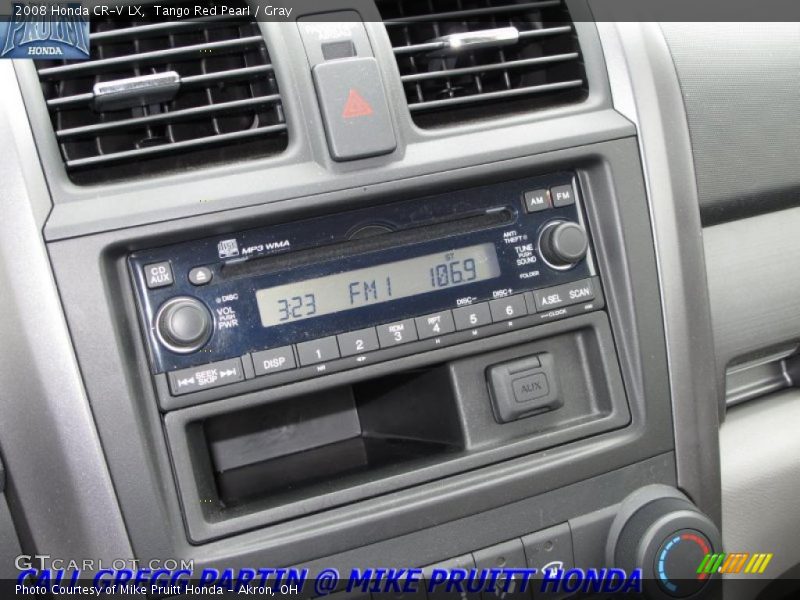 Tango Red Pearl / Gray 2008 Honda CR-V LX