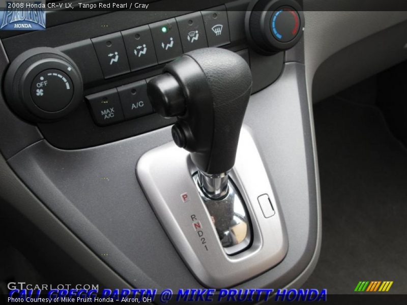 Tango Red Pearl / Gray 2008 Honda CR-V LX