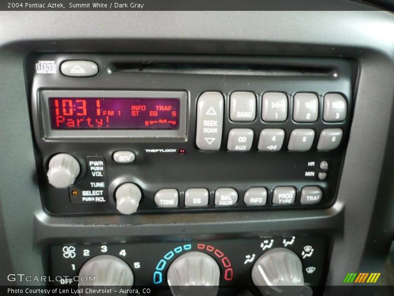Summit White / Dark Gray 2004 Pontiac Aztek
