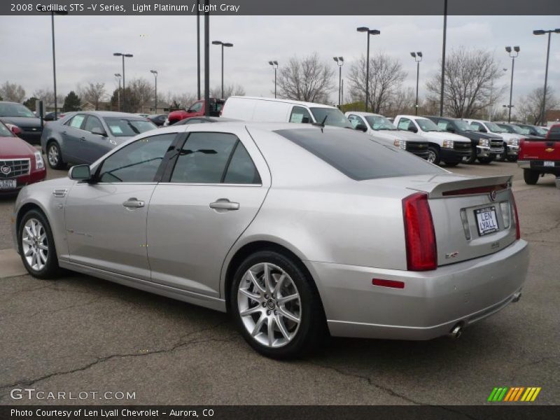 Light Platinum / Light Gray 2008 Cadillac STS -V Series