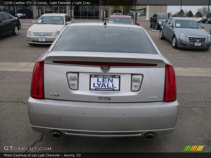 Light Platinum / Light Gray 2008 Cadillac STS -V Series