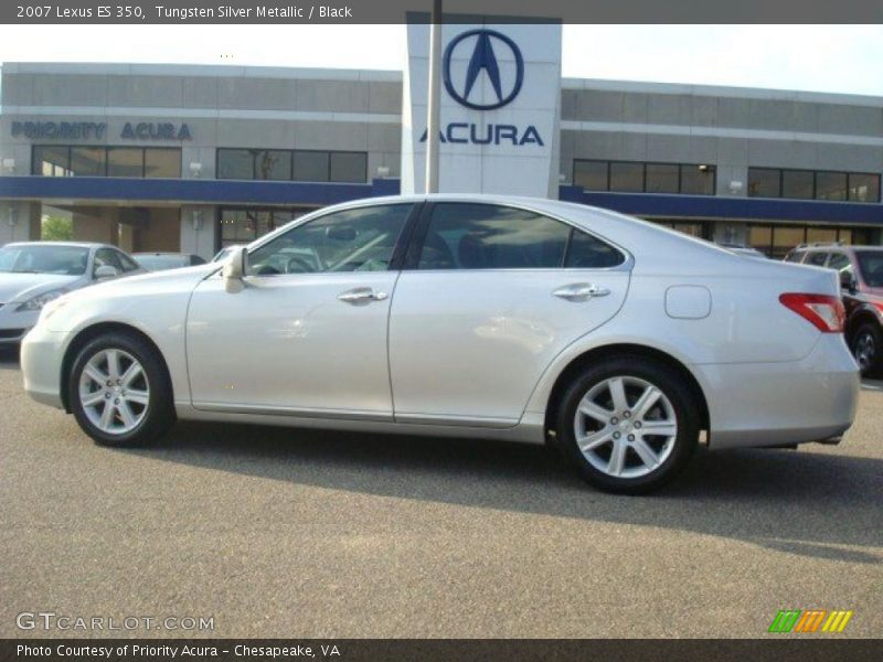 Tungsten Silver Metallic / Black 2007 Lexus ES 350