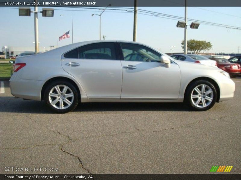 Tungsten Silver Metallic / Black 2007 Lexus ES 350