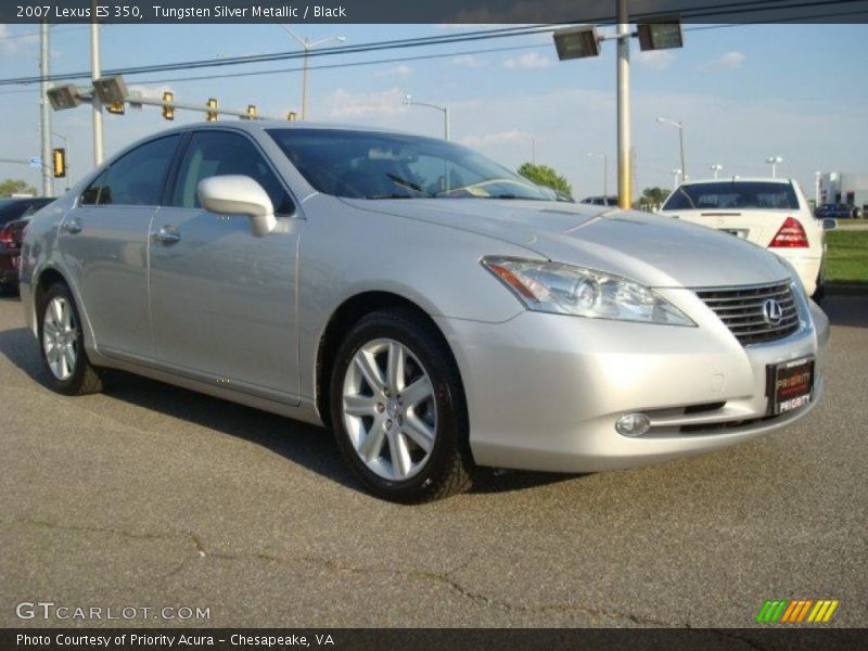 Tungsten Silver Metallic / Black 2007 Lexus ES 350