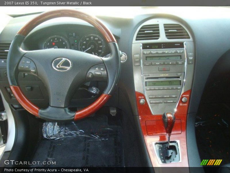 Tungsten Silver Metallic / Black 2007 Lexus ES 350