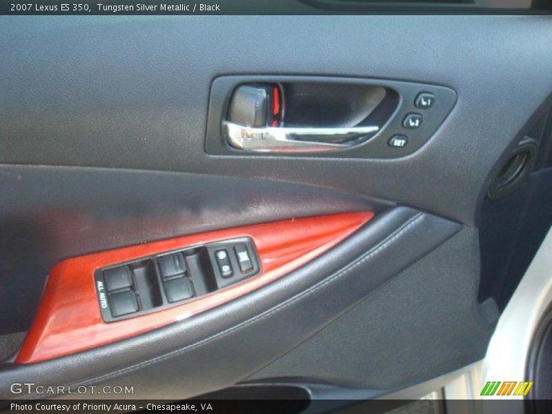 Tungsten Silver Metallic / Black 2007 Lexus ES 350