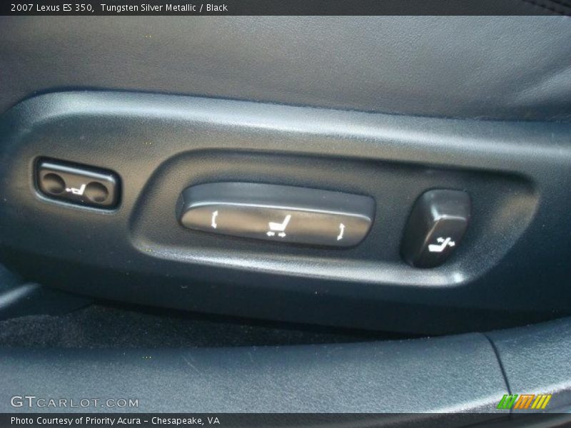 Tungsten Silver Metallic / Black 2007 Lexus ES 350