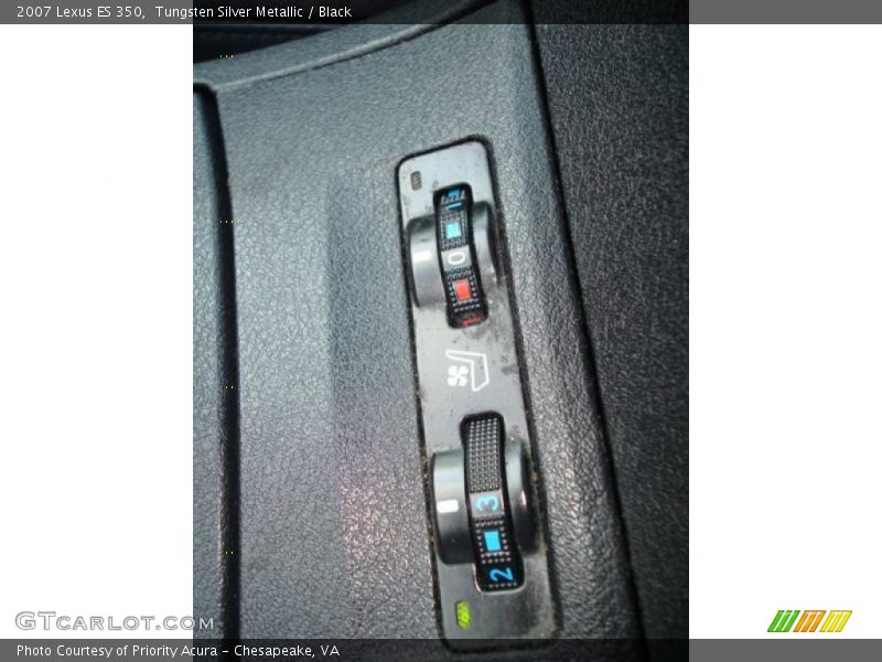 Tungsten Silver Metallic / Black 2007 Lexus ES 350