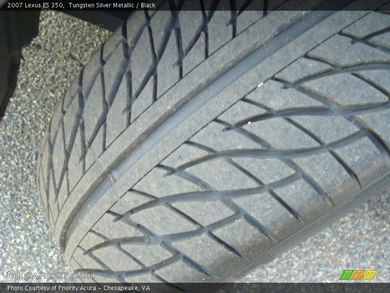 Tungsten Silver Metallic / Black 2007 Lexus ES 350