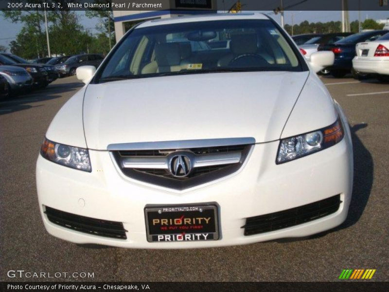 White Diamond Pearl / Parchment 2006 Acura TL 3.2