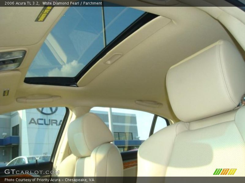 White Diamond Pearl / Parchment 2006 Acura TL 3.2