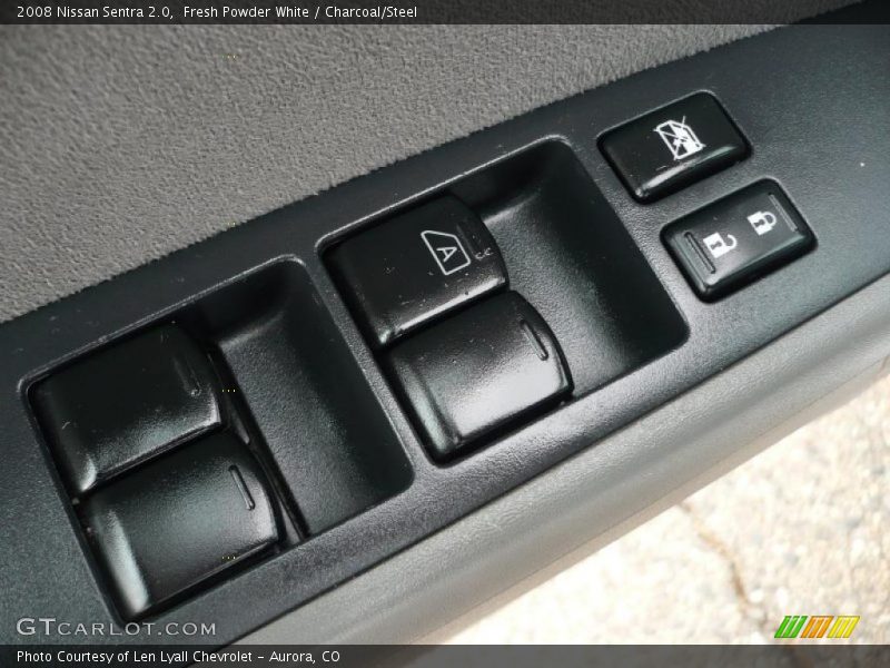 Fresh Powder White / Charcoal/Steel 2008 Nissan Sentra 2.0