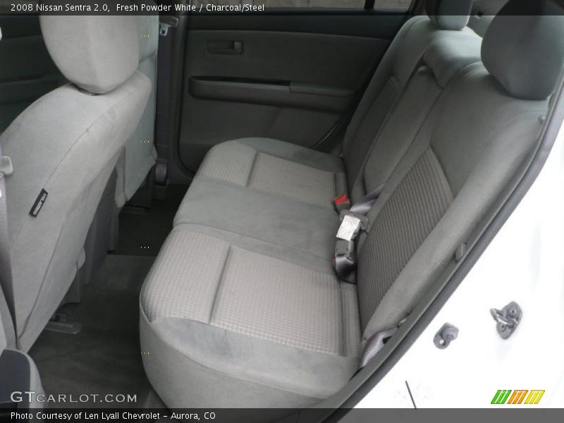 Fresh Powder White / Charcoal/Steel 2008 Nissan Sentra 2.0