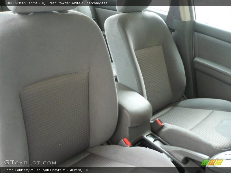 Fresh Powder White / Charcoal/Steel 2008 Nissan Sentra 2.0
