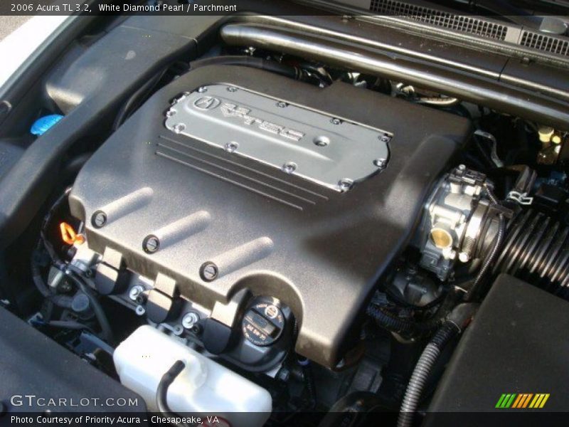 White Diamond Pearl / Parchment 2006 Acura TL 3.2