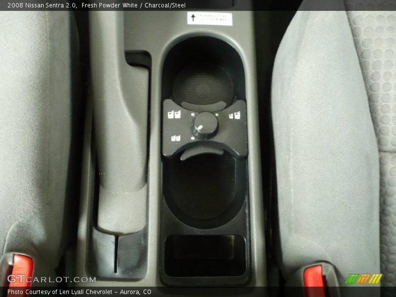 Fresh Powder White / Charcoal/Steel 2008 Nissan Sentra 2.0