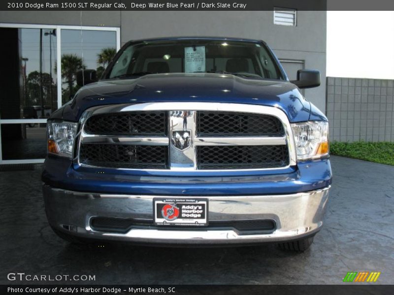 Deep Water Blue Pearl / Dark Slate Gray 2010 Dodge Ram 1500 SLT Regular Cab