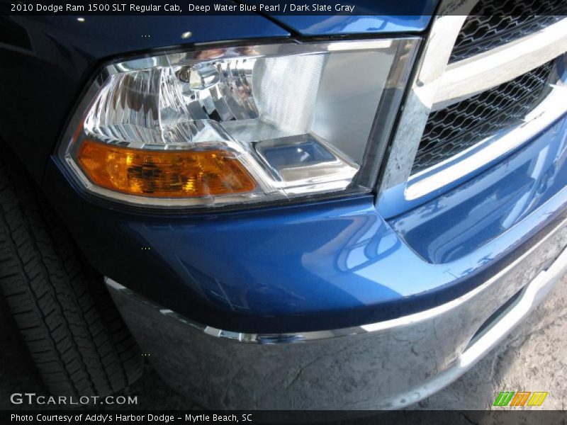 Deep Water Blue Pearl / Dark Slate Gray 2010 Dodge Ram 1500 SLT Regular Cab