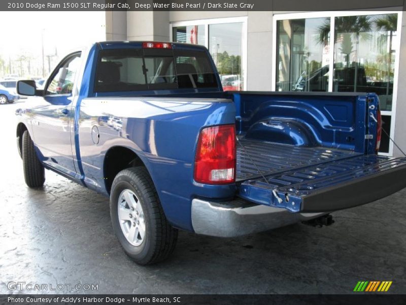 Deep Water Blue Pearl / Dark Slate Gray 2010 Dodge Ram 1500 SLT Regular Cab