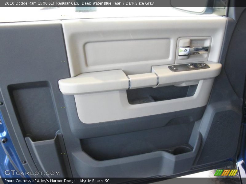 Deep Water Blue Pearl / Dark Slate Gray 2010 Dodge Ram 1500 SLT Regular Cab