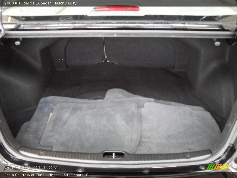 Black / Gray 2008 Kia Spectra EX Sedan