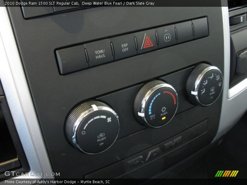 Deep Water Blue Pearl / Dark Slate Gray 2010 Dodge Ram 1500 SLT Regular Cab