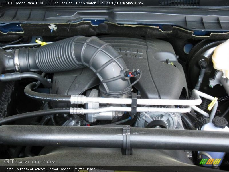 Deep Water Blue Pearl / Dark Slate Gray 2010 Dodge Ram 1500 SLT Regular Cab