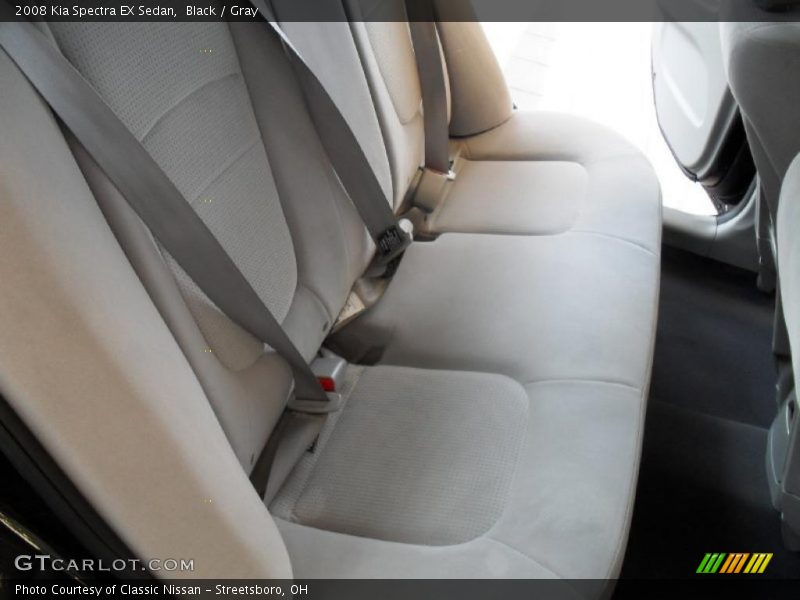 Black / Gray 2008 Kia Spectra EX Sedan