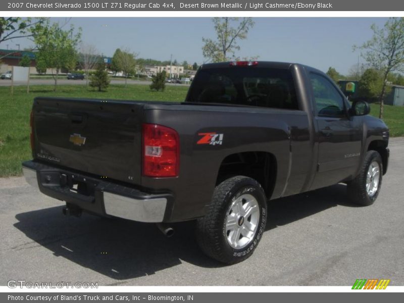 Desert Brown Metallic / Light Cashmere/Ebony Black 2007 Chevrolet Silverado 1500 LT Z71 Regular Cab 4x4