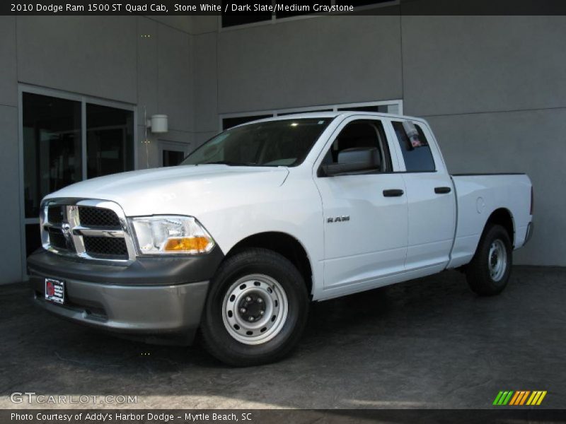Stone White / Dark Slate/Medium Graystone 2010 Dodge Ram 1500 ST Quad Cab