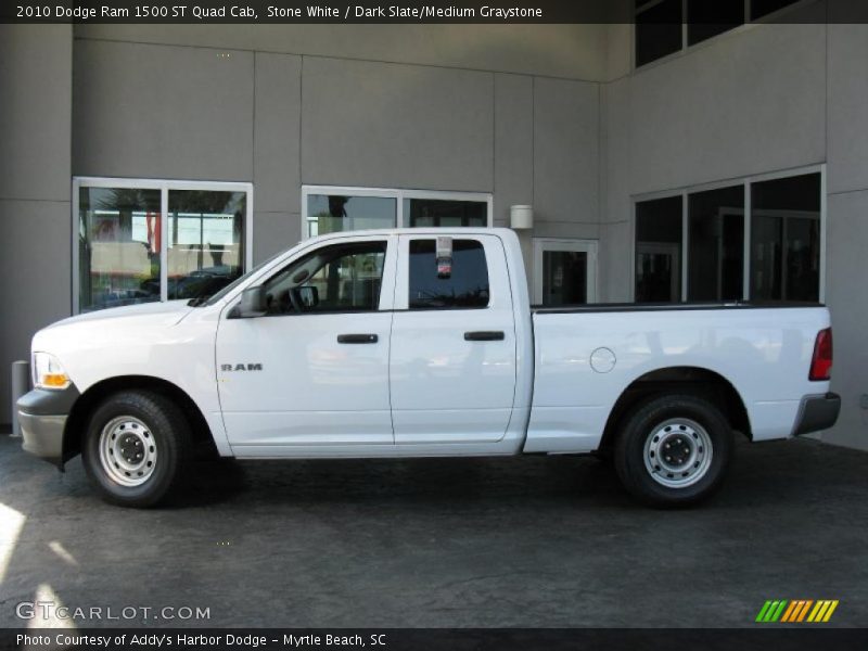Stone White / Dark Slate/Medium Graystone 2010 Dodge Ram 1500 ST Quad Cab