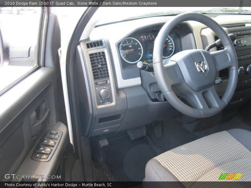 Stone White / Dark Slate/Medium Graystone 2010 Dodge Ram 1500 ST Quad Cab