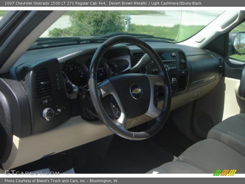 Desert Brown Metallic / Light Cashmere/Ebony Black 2007 Chevrolet Silverado 1500 LT Z71 Regular Cab 4x4