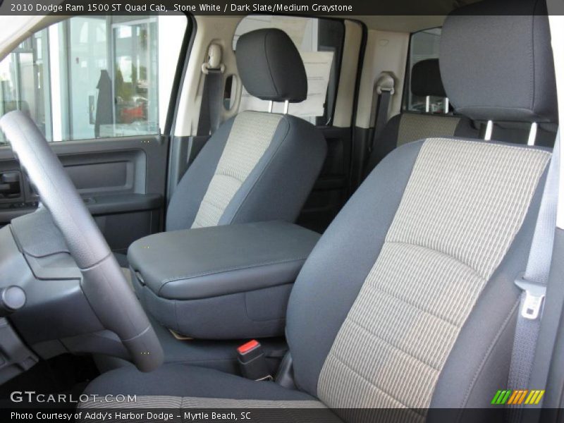 Stone White / Dark Slate/Medium Graystone 2010 Dodge Ram 1500 ST Quad Cab